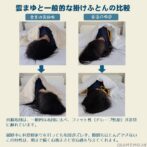真綿布団 比較 SHAMYMOON 雲まゆ