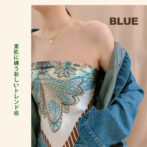 シルク 100% スカーフ 服 身体に巻く